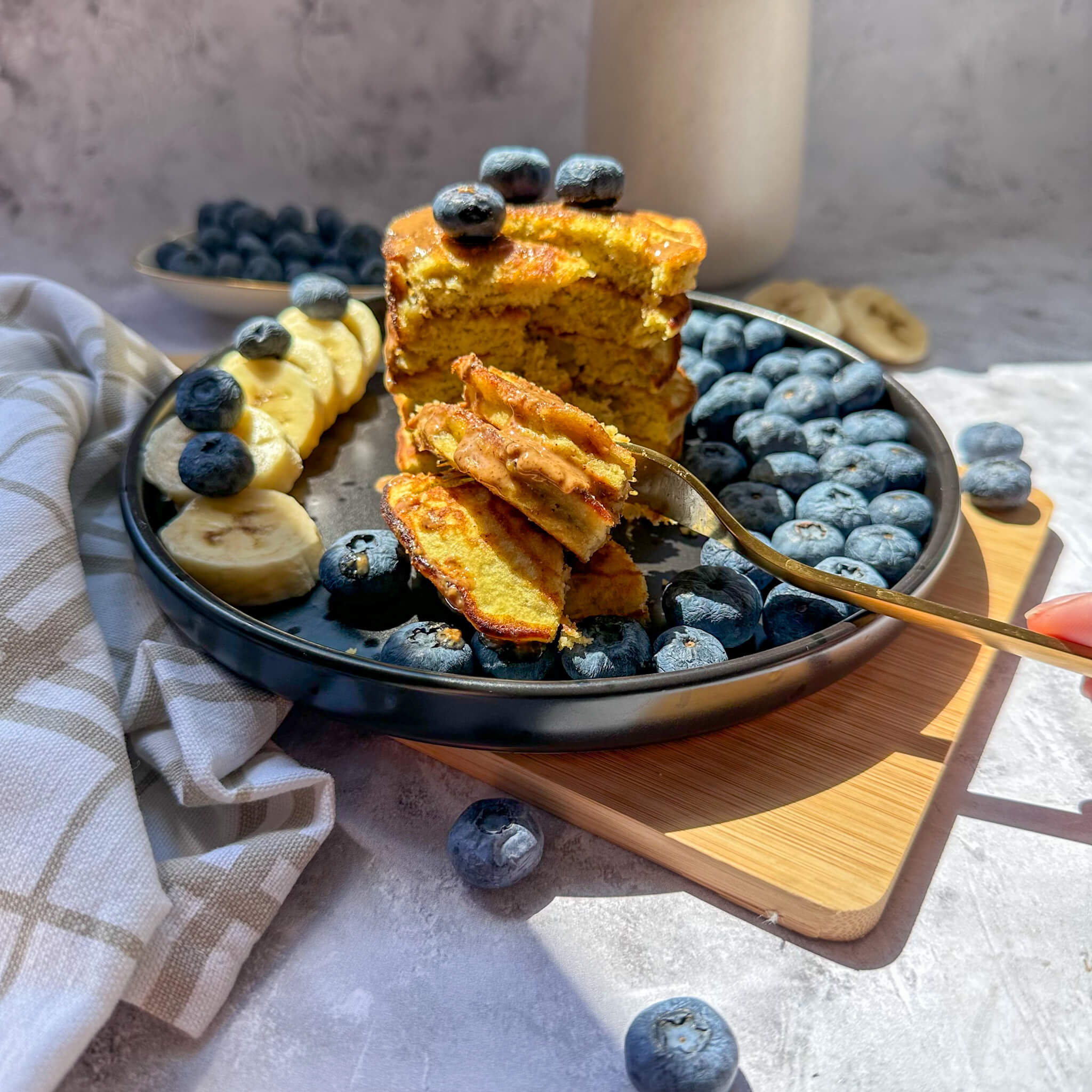 placuszki bananowe niski ig. słodkie śniadanie, insulinooporność, dieta dietetyk